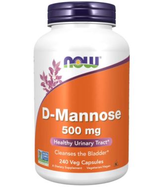 NOW FOODS D-MANNOSE 500MG 240VCAPS