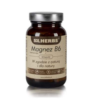 SOLHERBS Magnez + B6 60Kapsułek