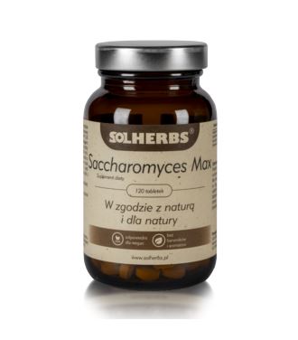 SOLHERBS Saccharomyces Max 120Tabletek