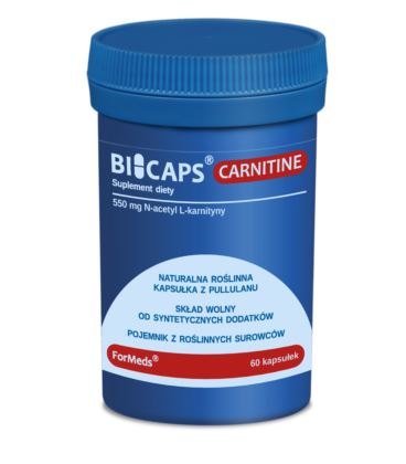 FORMEDS Biocaps Carnitine L-karnityna 60kapsułek
