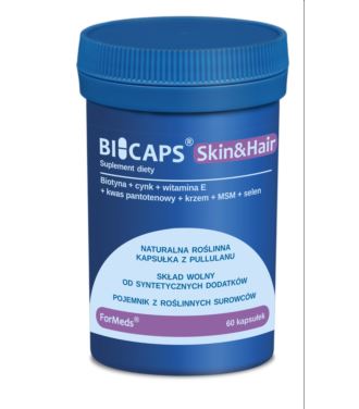 FORMEDS Biocaps Skin Hair Skóra Włosy 60kapsułek