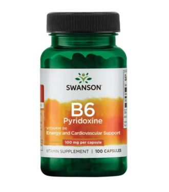 Swanson Vitamin B-6 100mcg 100Caps