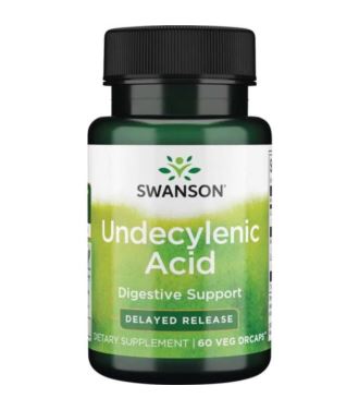Swanson Undecylenic Acid 60 vcaps
