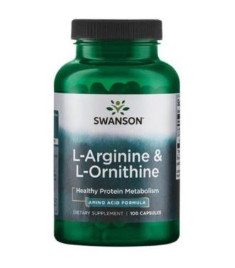 Swanson L-Arginine and L-Ornithine 100caps