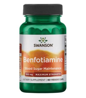 Swanson Benfotiamine High Potency 300mg 60 caps