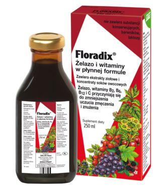 FLORADIX Żelazo i witaminy 250ml