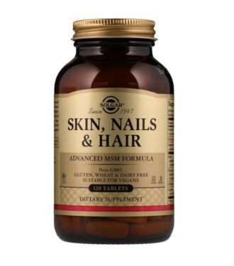 Solgar Skin, Nails & Hair, Advanced MSM Formula 120 tab
