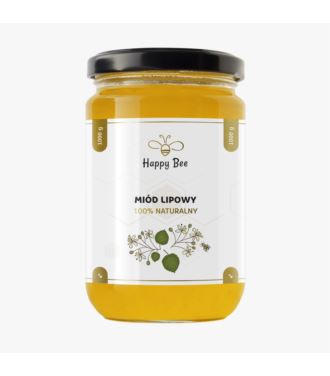 Happy Bee Miód lipowy 100% Naturalny 1l
