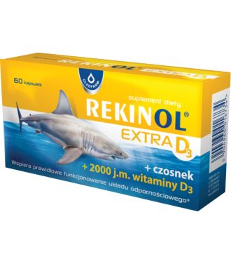 Oleofarm Rekinol Extra D3 60 kapsułek
