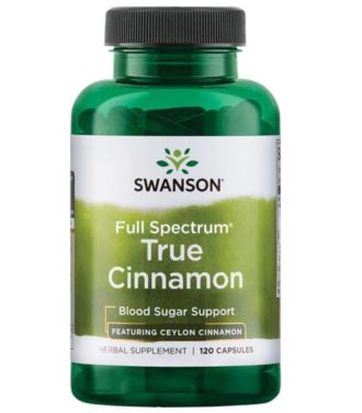 Swanson Full Spectrum True Cinnamon 300 mg 120 cap