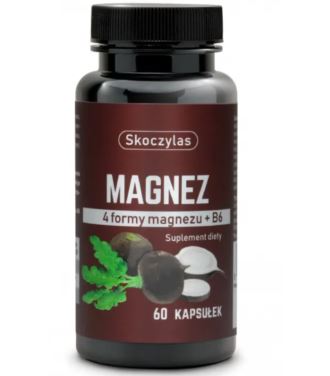 Skoczylas Magnez 4 formy - Czarna Rzepa 60kaps