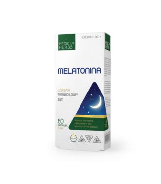 Medica Herbs Melatonina 3mg 80 kapsułek