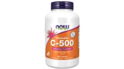 Now Foods Vitamin C-500 Orange 100 Chewable Tablets