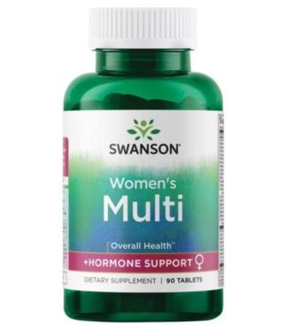 Swanson Women's Multi Plus Hormone Support 90tab