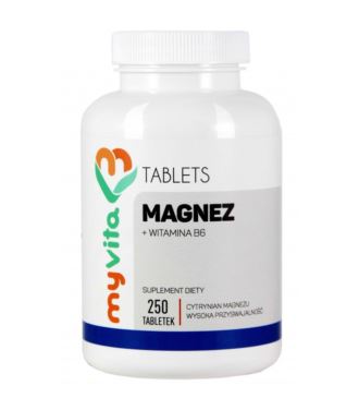 MyVita Magnez + B6 250 tabletek