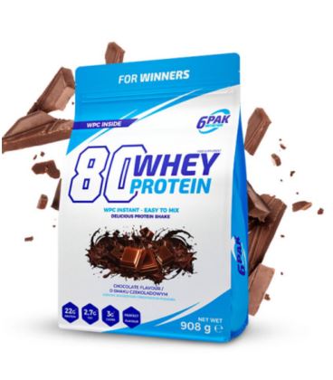 6Pak 80 Whey Protein 908g