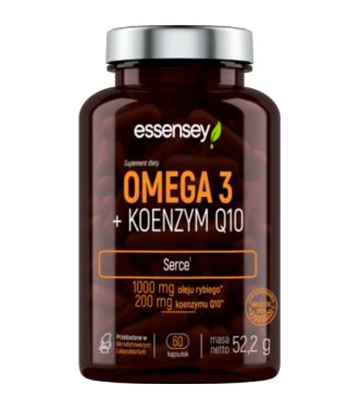 Essensey Omega 3 + Koenzym Q10 60 caps