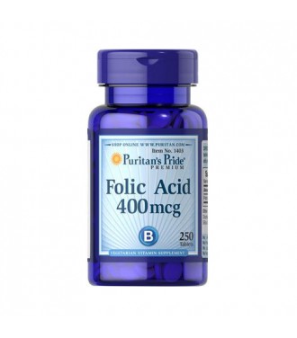 Puritans Folic Acid 400mg - 250tabs