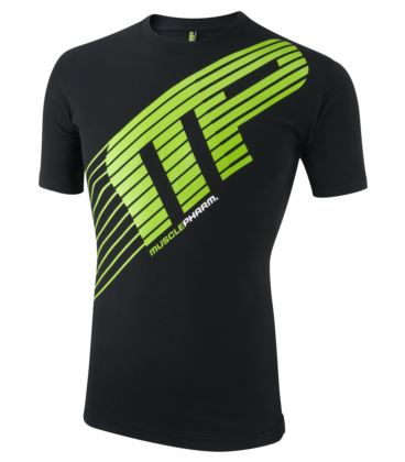 Musclepharm Mens T-Shirt 406 Sportline -Black - M
