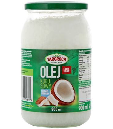 Targroch Olej kokosowy nierafinowany (900 ml)