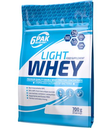 6PAK Light Whey Probiotics 700g