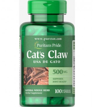 Puritans Pride Koci Pazur Cat's Claw 500mg 100caps