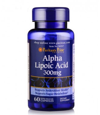 Puritans Alpha Lipoic Acid 300mg 60caps
