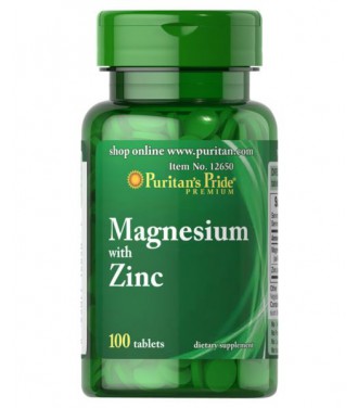 Puritans Magnesium Zinc 100tabs