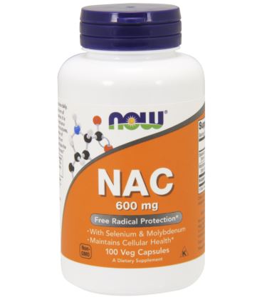 NOW NAC-ACETYL CYSTEINE 600mg 100 VCAPS