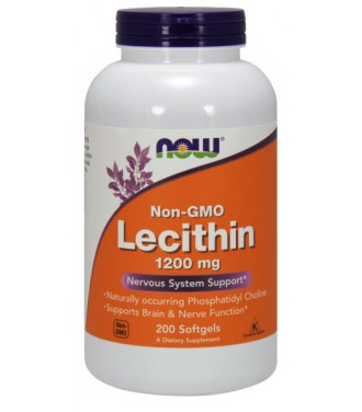 NOW LECITHIN 1200mg  200 SGELS