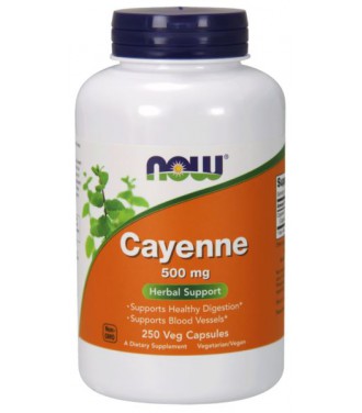 NOW CAYENNE 500mg  250 VCAPS