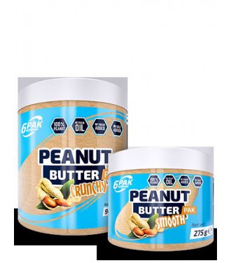 6PAK Peanut Butter PAK 275g Smooth