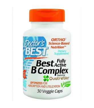 Doctor's Best Fully Active B-Complex 30 vcaps