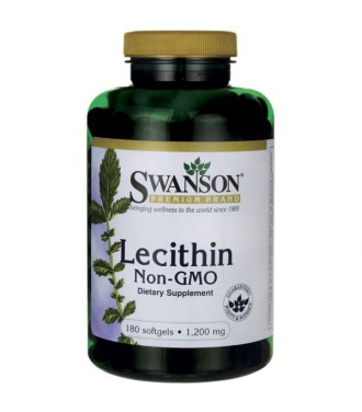 Swanson Lecithin Non-GMO 1200mg 90softgels