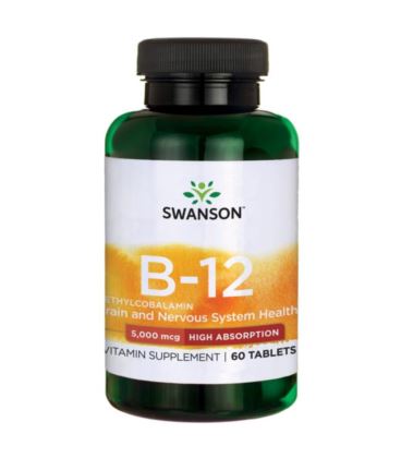Swanson Methylcobalamin Witamina B12 5mg 60tabl