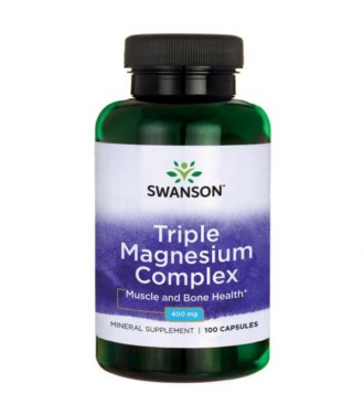 Swanson Triple Magnesium Complex 400mg 100caps