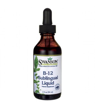 Swanson Vitamin B12 Sublingual Liquid 59ml