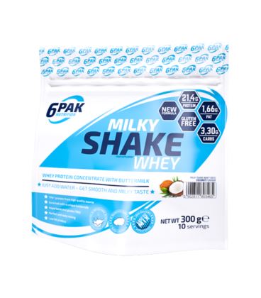 6Pak Milky Shake Whey 300g