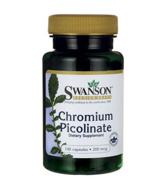 Swanson Chromium Picolinate 200mcg 100kap