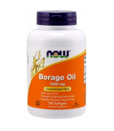 NOW FOODS Borage Oil 1000mg 120 softgels