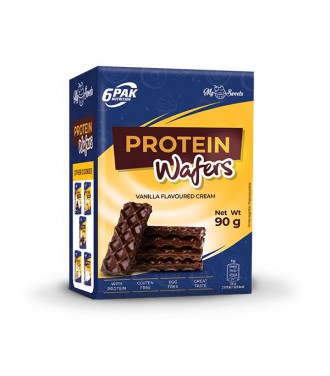 6PAK Protein Wafers Choco Coating 90g