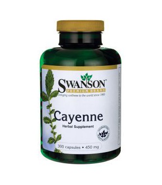 Swanson Cayenne 450mg 300caps