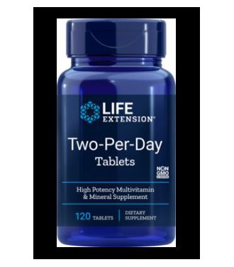 Life Extension Two-Per-Day Tablets 120tabs