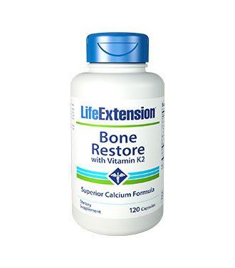 Life Extension Bone Restore with Vitamin K2 120caps
