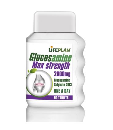 Lifeplan Glucosamine Max Strength 2000mg 90tab