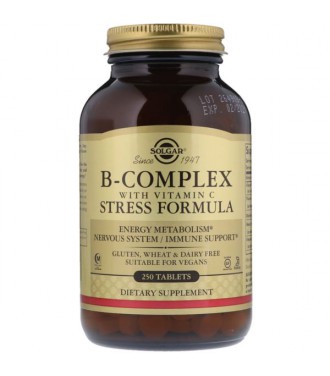 Solgar B-Complex with Vitamin C Stress Formula 250tab