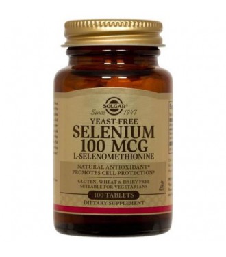 Solgar Selenium Selen Yeast-Free 100ug 100 tabletek