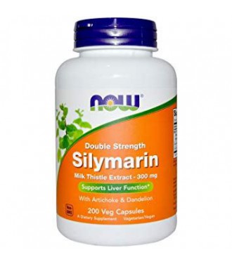 NOW FOODS SILYMARIN MILK THISTLE 300mg 200 vcaps