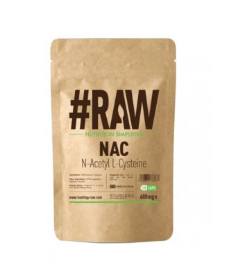 RAW N Acetyl L Cysteine (NAC) 600mg 120caps