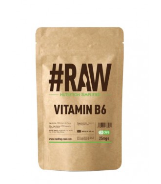 RAW Vitamin B6 25mg 120caps